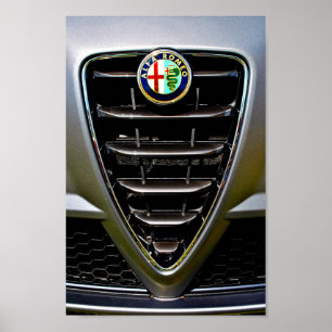 Alfa Romeo klassieke sportwagen Poster