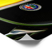 Alfa Romeo Montreal klassieke sportwagen Poster (Hoek)
