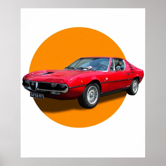 Alfa Romeo Montreal Poster (Voorkant)