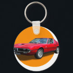 Alfa Romeo Montreal Sleutelhanger<br><div class="desc">A stylish keychain featuring a vintage classic car design. A perfect accessory for car lovers and collectors. Great for everyday use or as a small and thoughtful gift for classic car enthusiasts.</div>