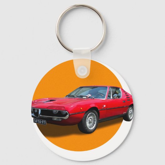 Alfa Romeo Montreal Sleutelhanger (Voorkant)