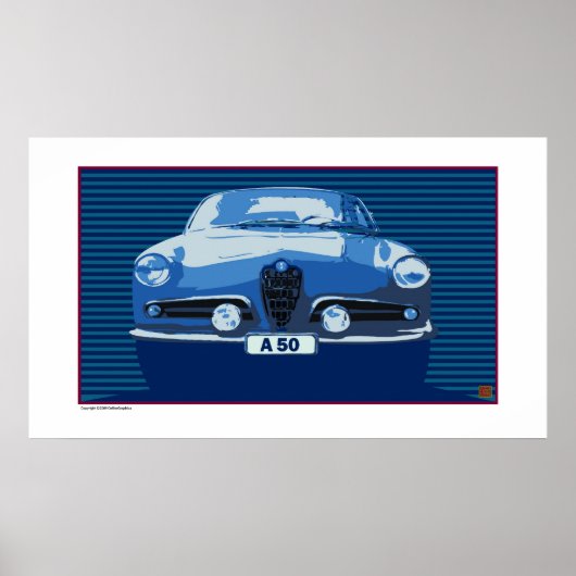 Alfa Romeo-Print Poster (Voorkant)