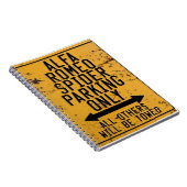 Alfa Romeo Spider Parking only Notitieboek (Rechterzijde)