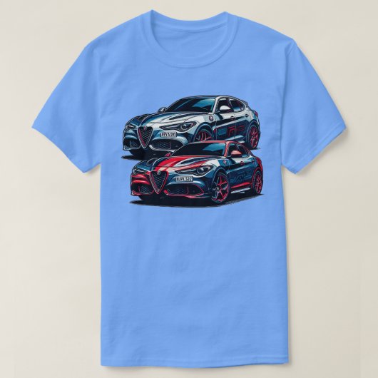 Alfa Romeo Stelvio 8 T-shirt (Design voorkant)