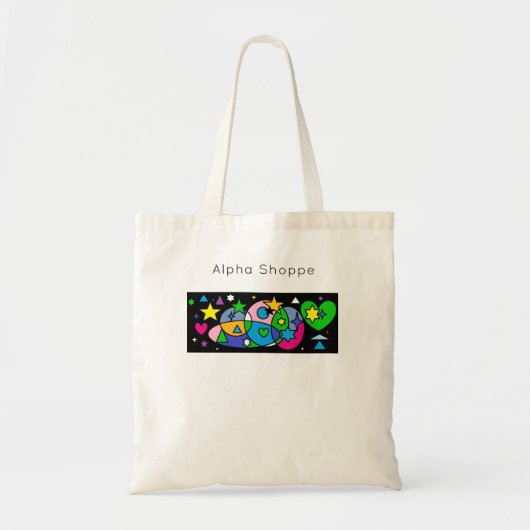 Alfa Schoppen Tote Bag (Voorkant)