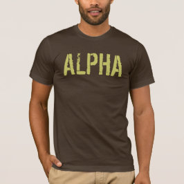 Alfa-Shirt voor mannen T-shirt