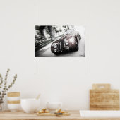 Alfa-snelheid - donker - poster (Keuken)