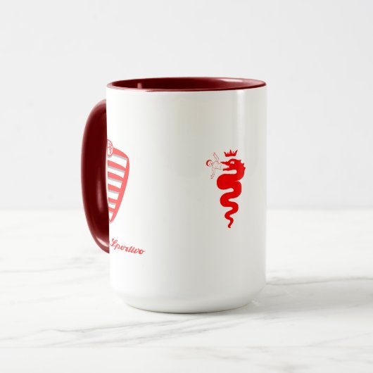 Alfa Spider Gtv Sporthart Mok Grog (Voorkant links)