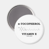 alfa-tocoferol vitamine E (chemische molecule) Magneet (Voorkant / Achterkant)