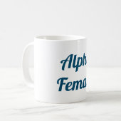 Alfa Vrouw Mok (Voorkant links)