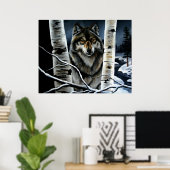 Alfa Wolf Poster (Thuiskantoor)