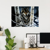 Alfa Wolf Poster (Thuiskantoor)