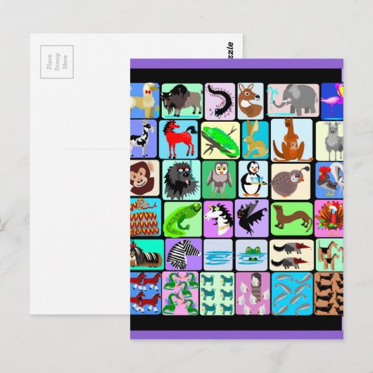 Alfaatdieren Briefkaart (Voorkant / Achterkant)