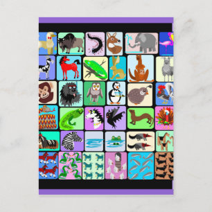 Alfaatdieren Briefkaart