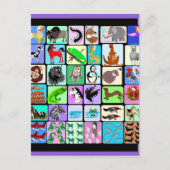 Alfaatdieren Briefkaart (Voorkant)