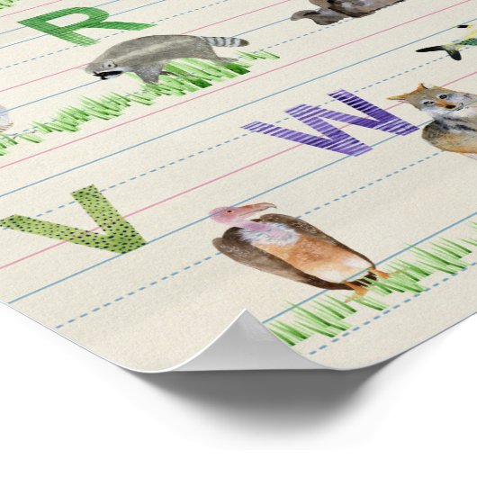 Alfaatdieren Poster (Hoek)