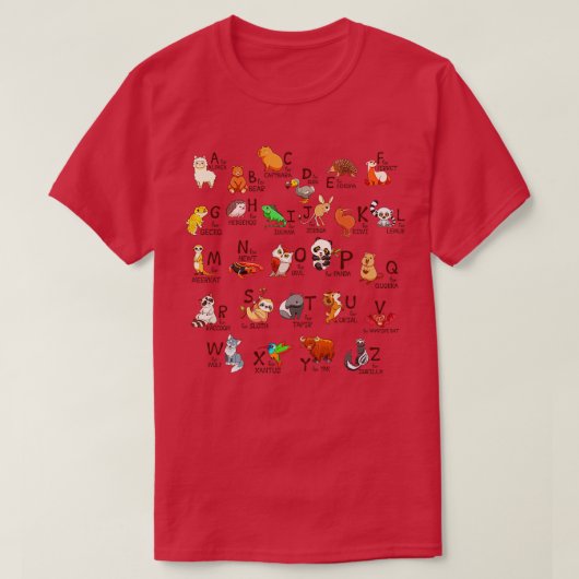Alfaatdieren T-shirt (Design voorkant)