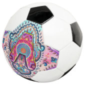 Alfabet A mandala Voetbal (Drie kwart)