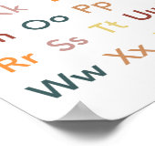 Alfabet ABC Klasdecoratie Poster (Hoek)