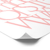 Alfabet afdrukken poster (Hoek)