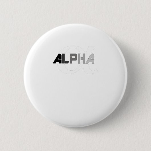 Alfabet alfabet ronde button 5,7 cm (Voorkant)