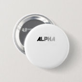 Alfabet alfabet ronde button 5,7 cm (Voorkant /achterkant)