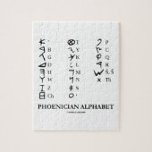 Alfabet Ancient Language Symbols voor Phoenicisch Legpuzzel (Verticaal)