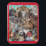 Alfabet Animals Acrylische juweel Puzzle Puzzel<br><div class="desc">Dierlijke puzzel van A tot Z. Van een zoende Aardvark tot een lachende Zebra, help je kleine om hun weg te vinden door alle dieren die deze puzzel moet vasthouden. Vergeet niet om de tekst met uw eigen bericht te vervangen door uw favoriete doopvontkleur, grootte, en stijl te gebruiken. En...</div>