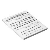 Alfabet Assessment Notitieblok leraar (Schuin)