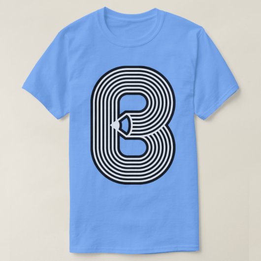 Alfabet B 3 T-shirt (Design voorkant)