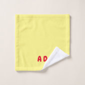 Alfabet Bad Handdoek (Wasdoekje)