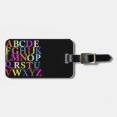Alfabet Bagagelabel (Voorkant horizontaal)