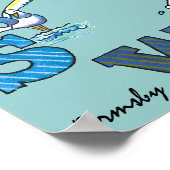 Alfabet Beach - poster (Hoek)