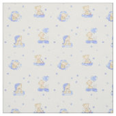 Alfabet Beer Stof (Swatch)