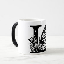 Alfabet black butterfly