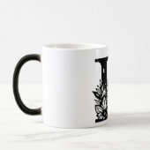 Alfabet black butterfly magische mok (Links)