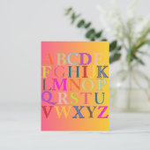 Alfabet Briefkaart (Staand voorkant)