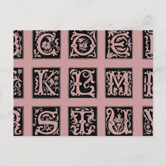 Alfabet Briefkaart (Voorkant)