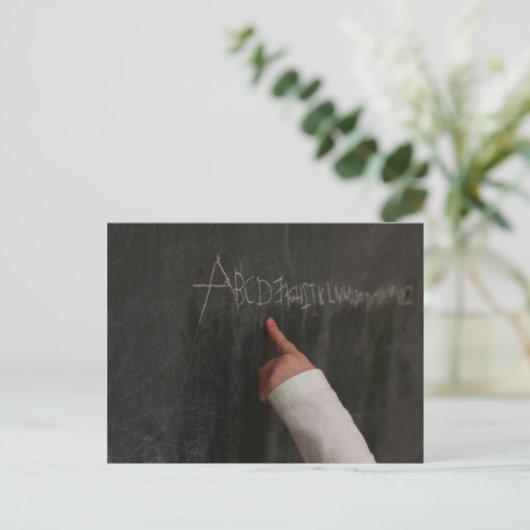 Alfabet Briefkaart (Staand voorkant)