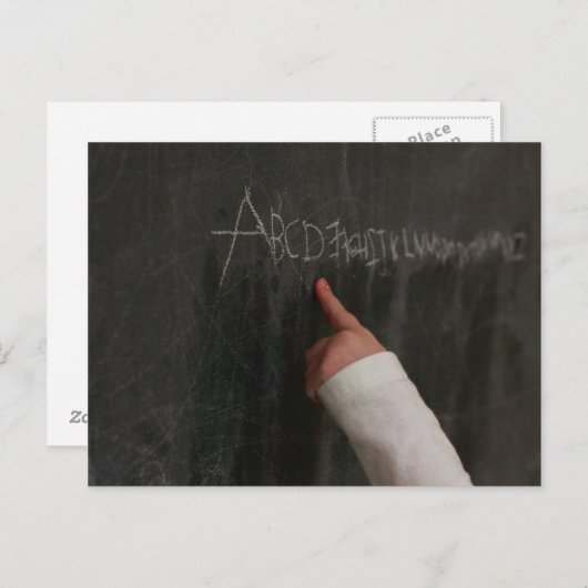 Alfabet Briefkaart (Voorkant / Achterkant)