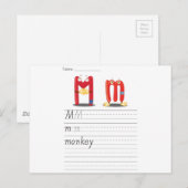 Alfabet Briefkaart (Voorkant / Achterkant)