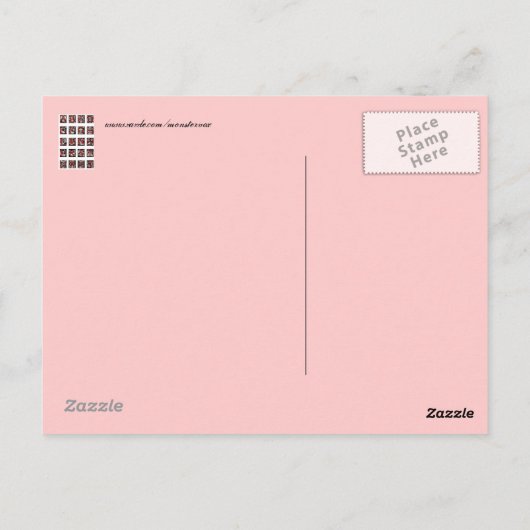 Alfabet Briefkaart (Achterkant)