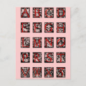 Alfabet Briefkaart (Voorkant)