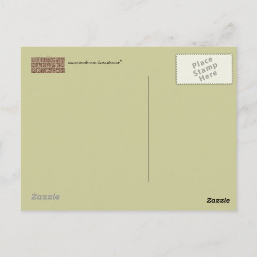 Alfabet Briefkaart (Achterkant)