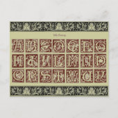 Alfabet Briefkaart (Voorkant)