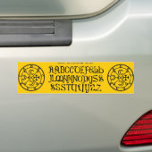 Alfabet Bumpersticker (Op auto)