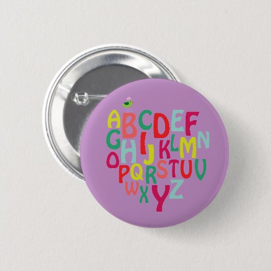 Alfabet Button (Voorkant /achterkant)
