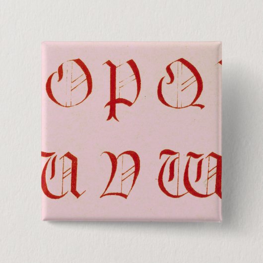 Alfabet Button (Voorkant)