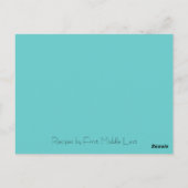 Alfabet C is bestemd voor snij-it-kaarten Briefkaart (Achterkant)