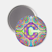 Alfabet C Magneet (Voorkant / Achterkant)